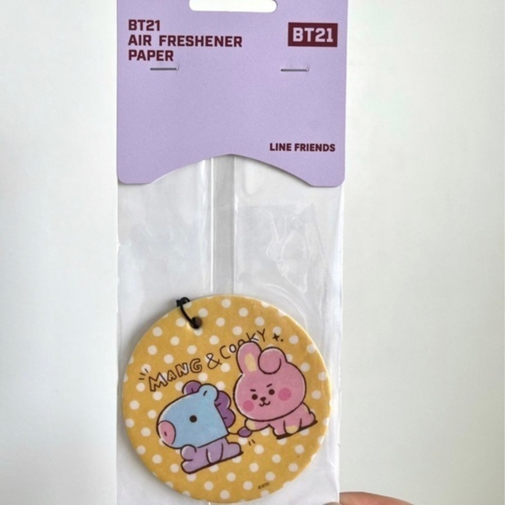 BT21 Car Air Freshener | Mang & Cooky
